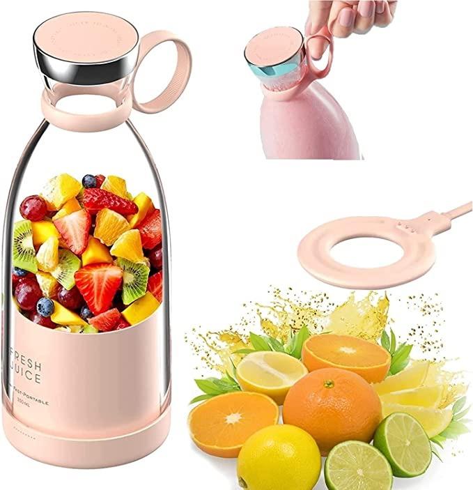 Portable 6 Blade Smoothie Maker USB Rechargeable Juicer Bottle Blender for Juices Shakes and Smoothies 1 zelorra