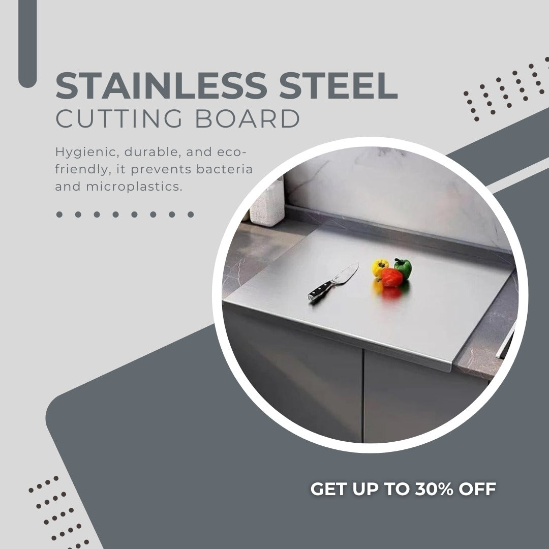 ChefSteel™ Stainless Steel Chopping Board