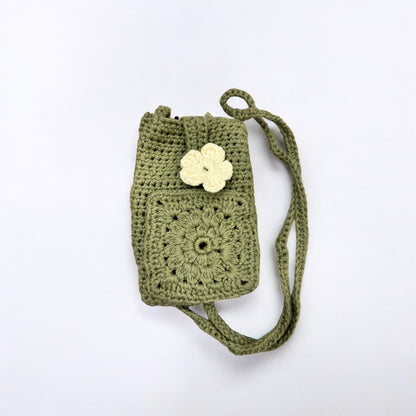 Mobile Sling Bag For Women Side Shoulder Small Crossbody Bag Phone Bag for Women Cell Phone Purse Handmade Cotton Fabric