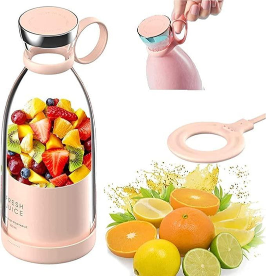 Portable 6-Blade Smoothie Maker | USB Rechargeable Juicer Bottle Blender for Juices, Shakes, and Smoothies